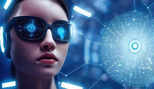 artificial-intelligence-humanoid-head-with-neural-network-thinks-ai-with-digital-brain-is-