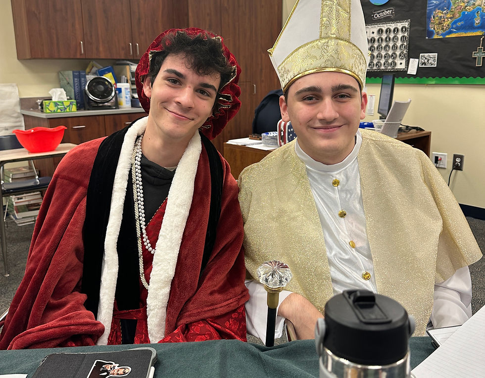 Debating over Dinner: NRCA Students Step into Historical Shoes