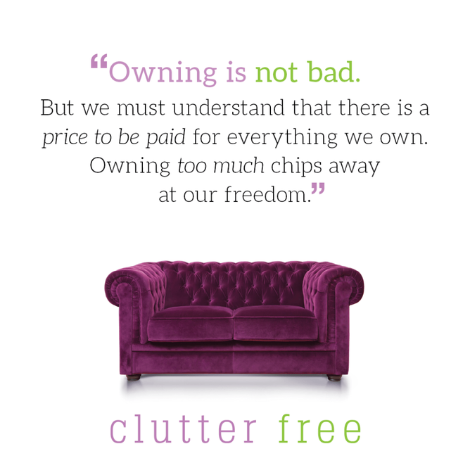 THE PRICE OF CLUTTER