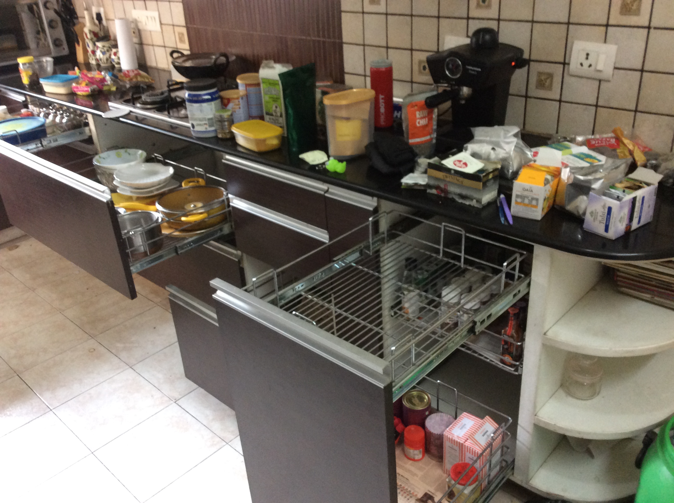 Messy Kitchen Pull-outs