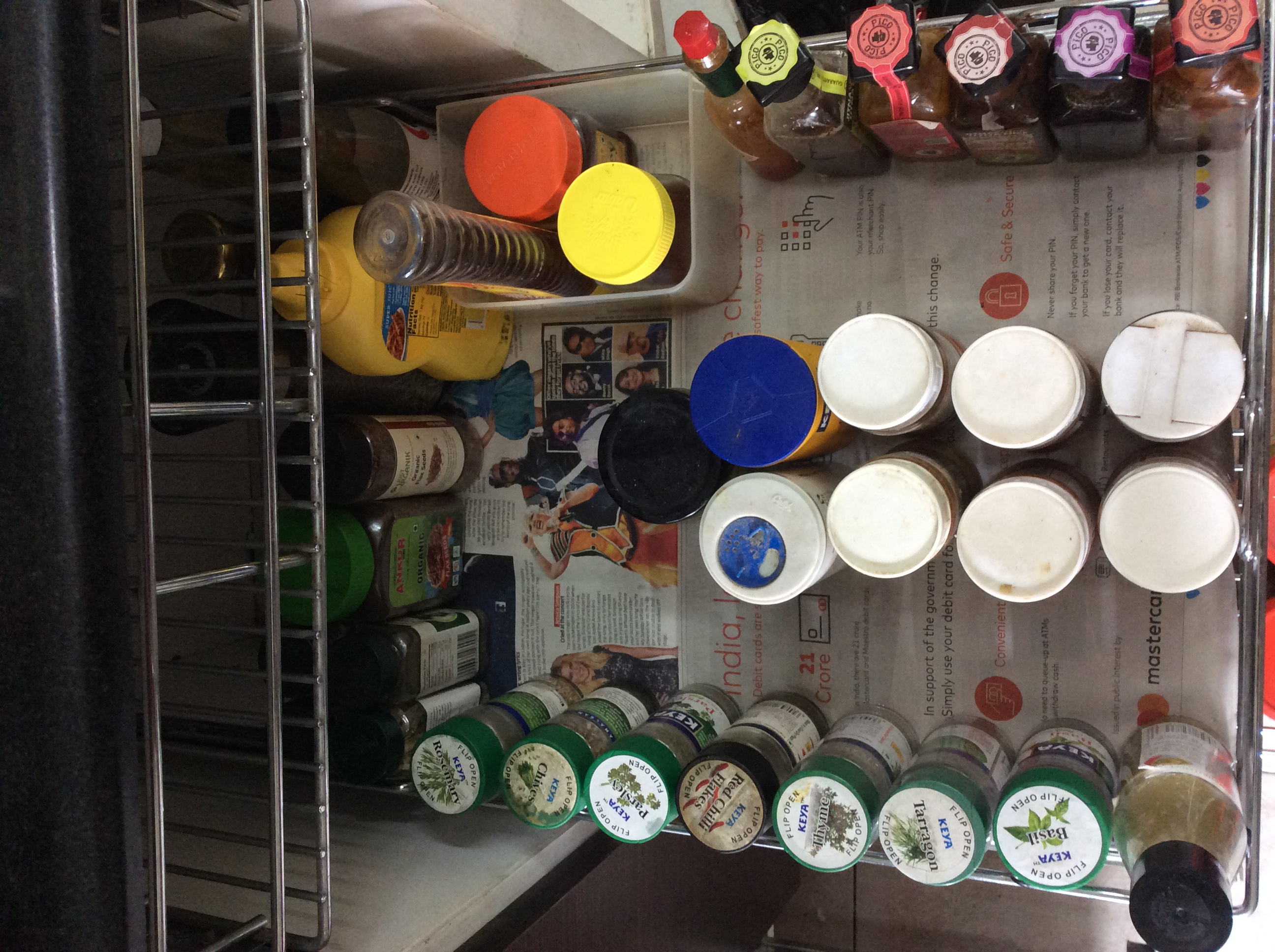 Organized-Herbs and Sauces
