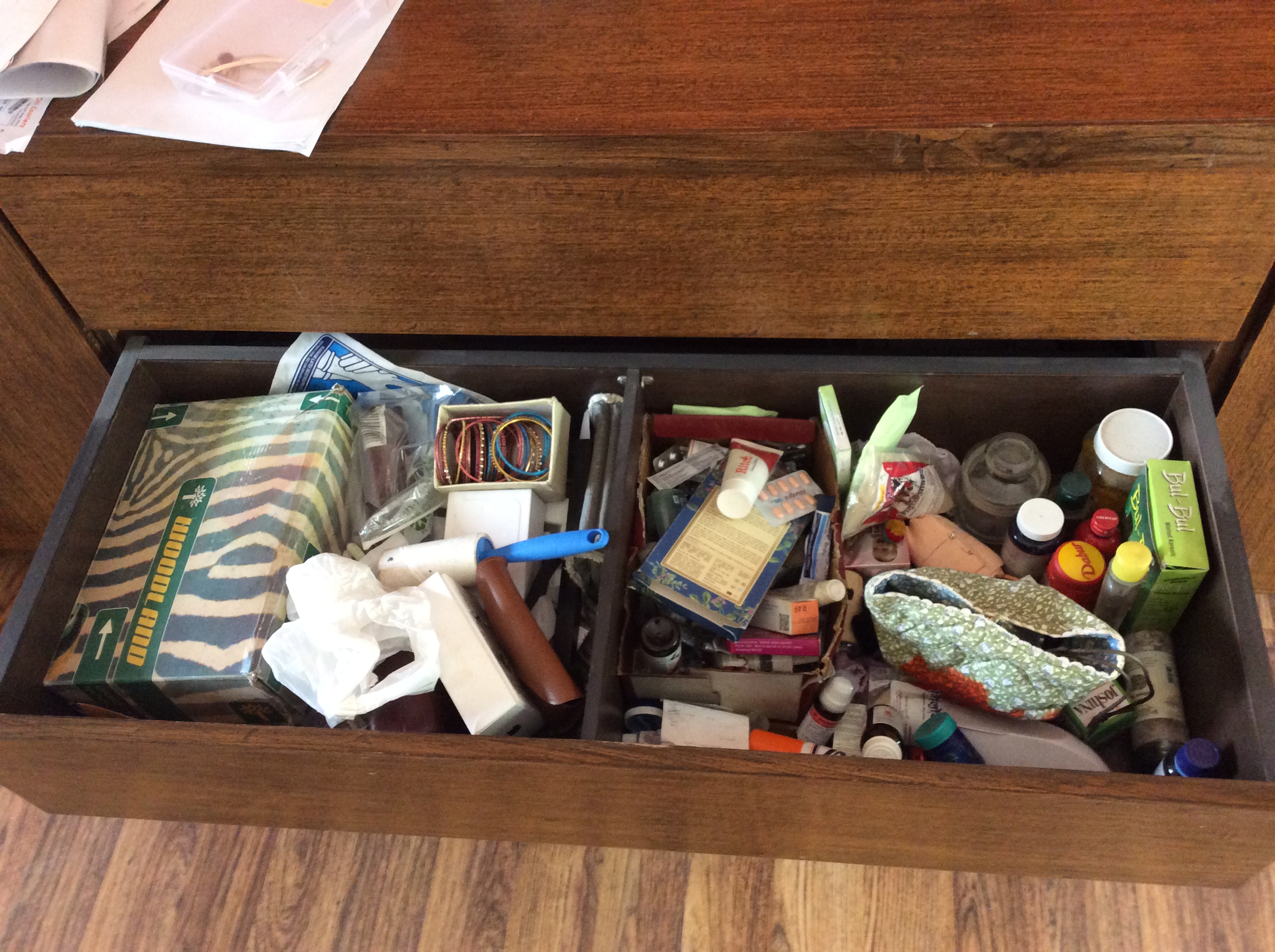 Stressful state of a Medicine Drawer