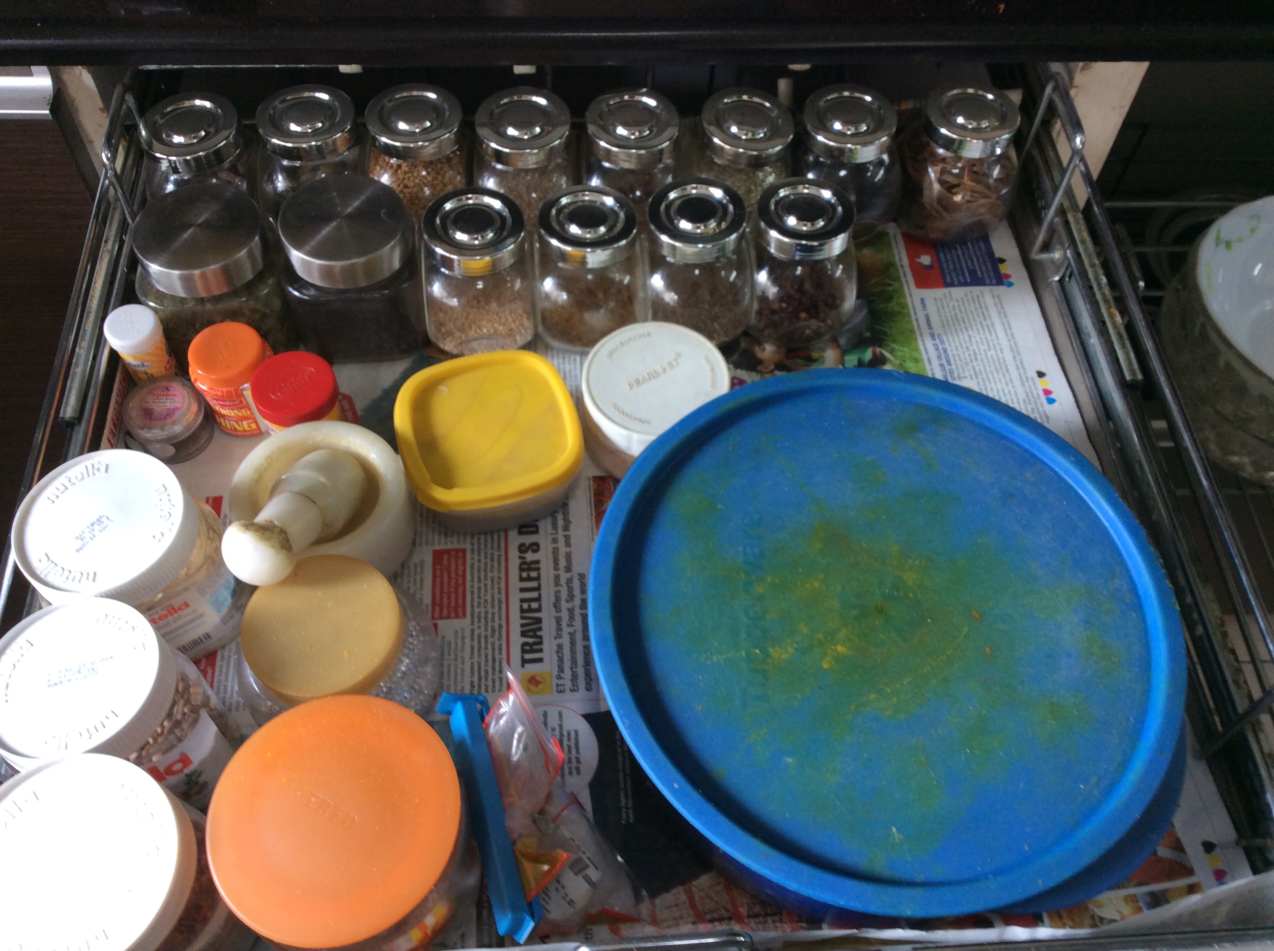 Organized Spice Drawer