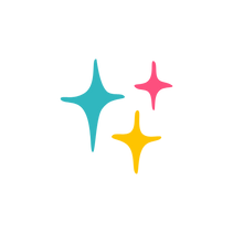 Colourful Rainbow And Sparkle Candle Shop Logo 