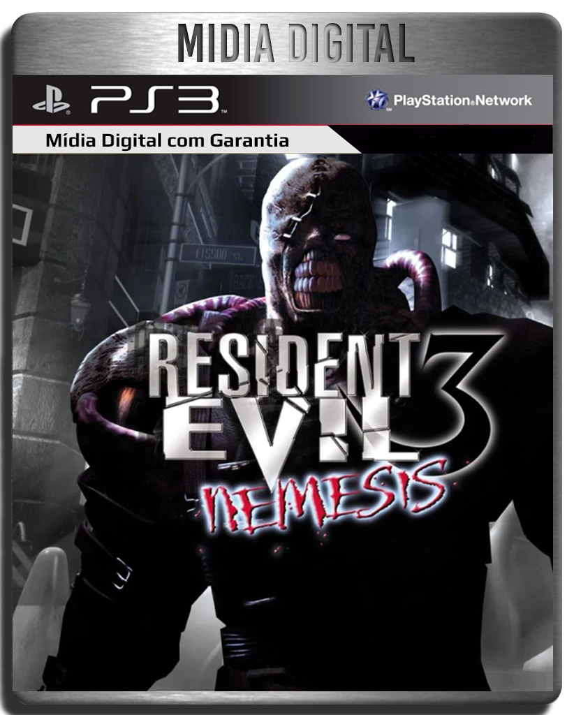 Resident Evil 3 Nemesis (Ps1 Classic) Ps3 Psn - Mídia Digital