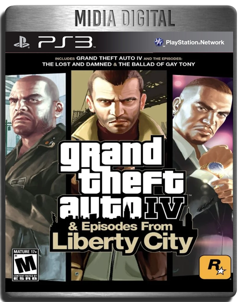 Grand Theft Auto 4 Gta 4 Complete Edition Ps3 Psn Mídia Digital