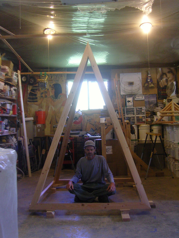 Testing out one of my Deluxe Nubian Meditation Pyramids
