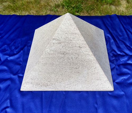 Pyramid Inch Stone 10-Inch Solid Giza Stone Pyramid