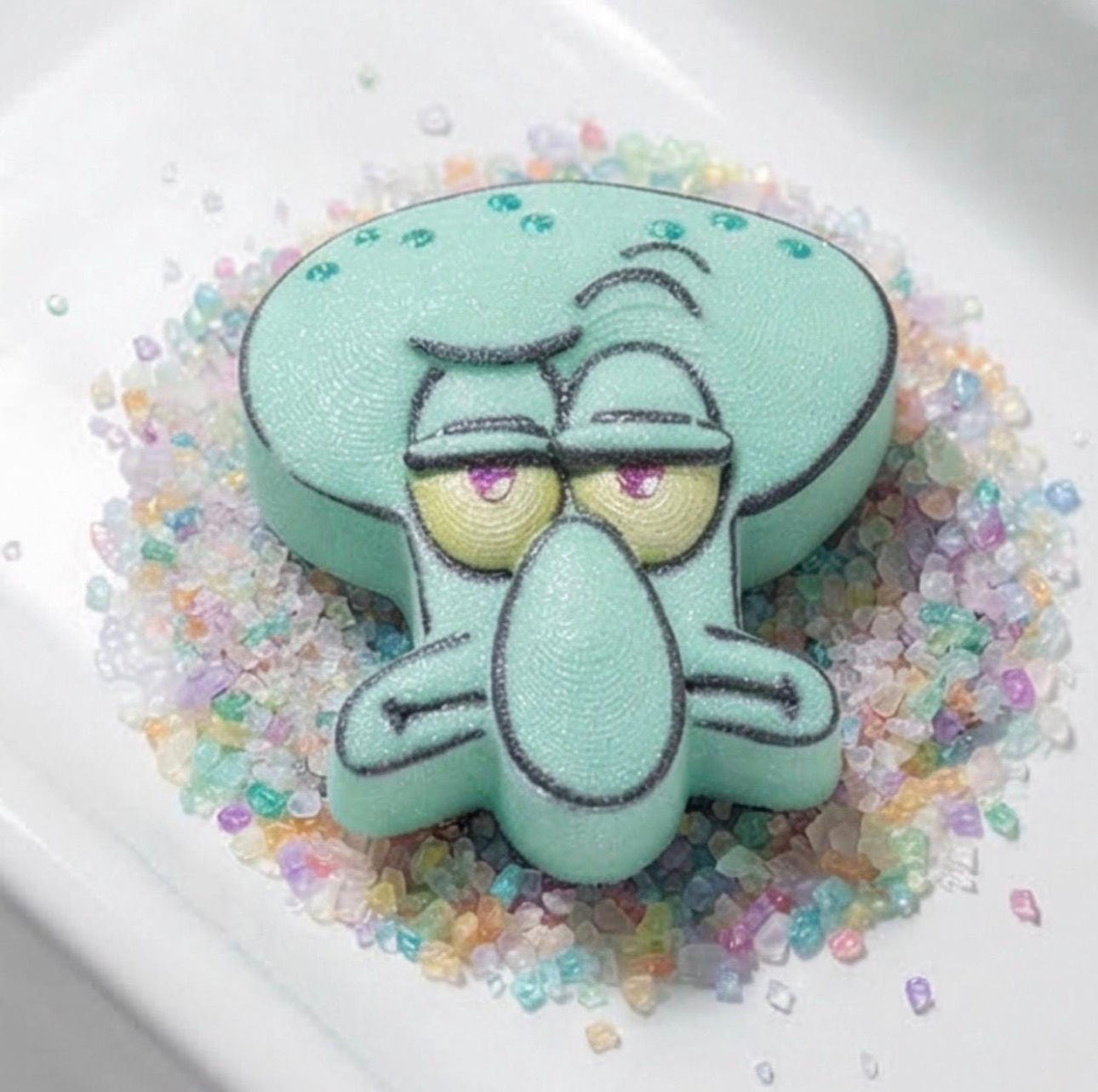 Grumpy Squid Bath Bomb — bold, bubbly, and full of personality Bath Bomb | Hand
