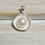 Thumbnail: Small Round Fresh Water Pearl and Silver Pendant