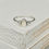 Thumbnail: Delicate Oval Stone Silver Ring