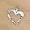 Thumbnail: Silver Hammered Silver Heart Pendant