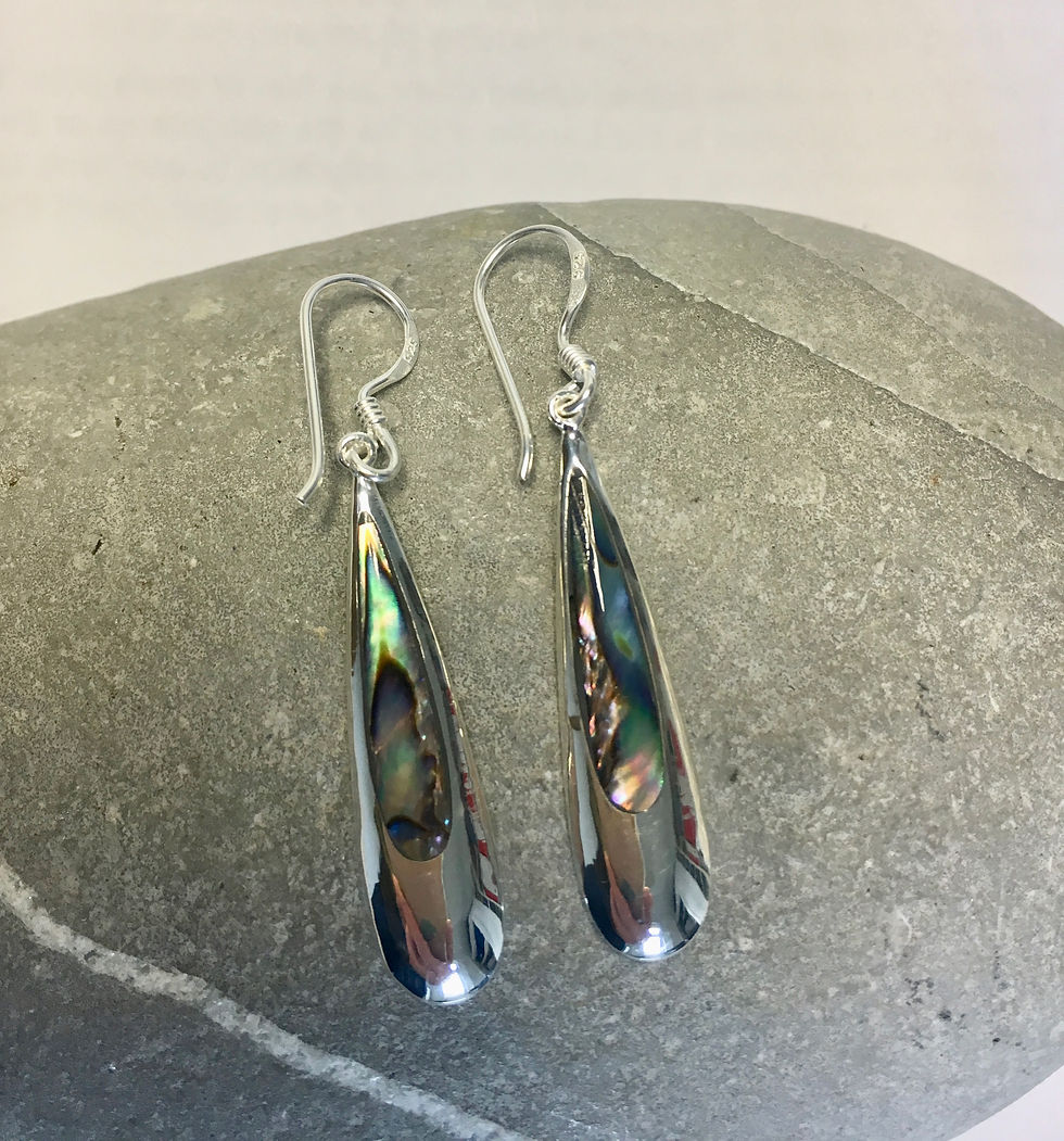 Abalone shell Inlaid earrings