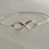Thumbnail: Delicate Silver Infinity Bangle
