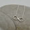 Thumbnail: Delicate Silver Infinity Chain Bracelet