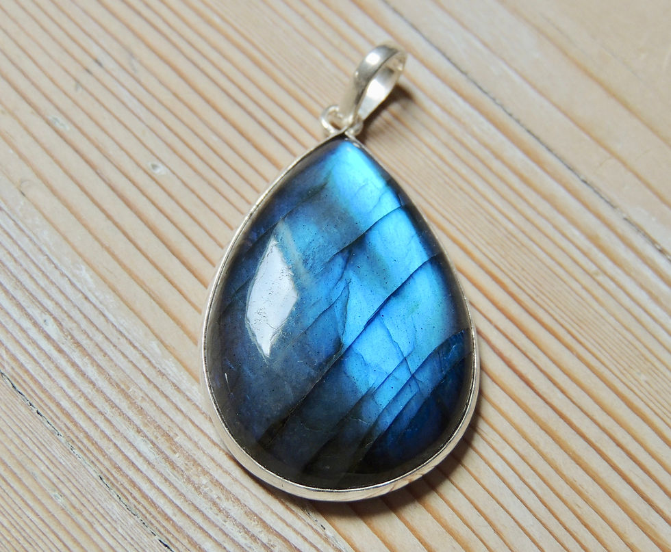 Tear drop Labradorite Pendant