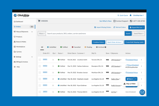 ClickShip – Shipping Platform banner
