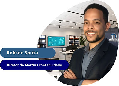 Robson Souza diretor da martins contabil