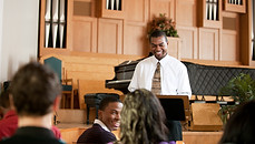 Sermon in Church