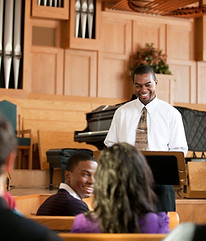 Sermon in Church