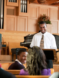 Sermon in Church