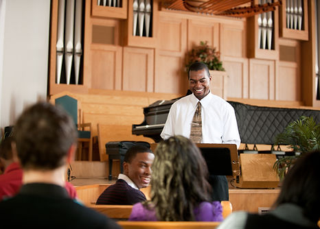 Sermon in Church
