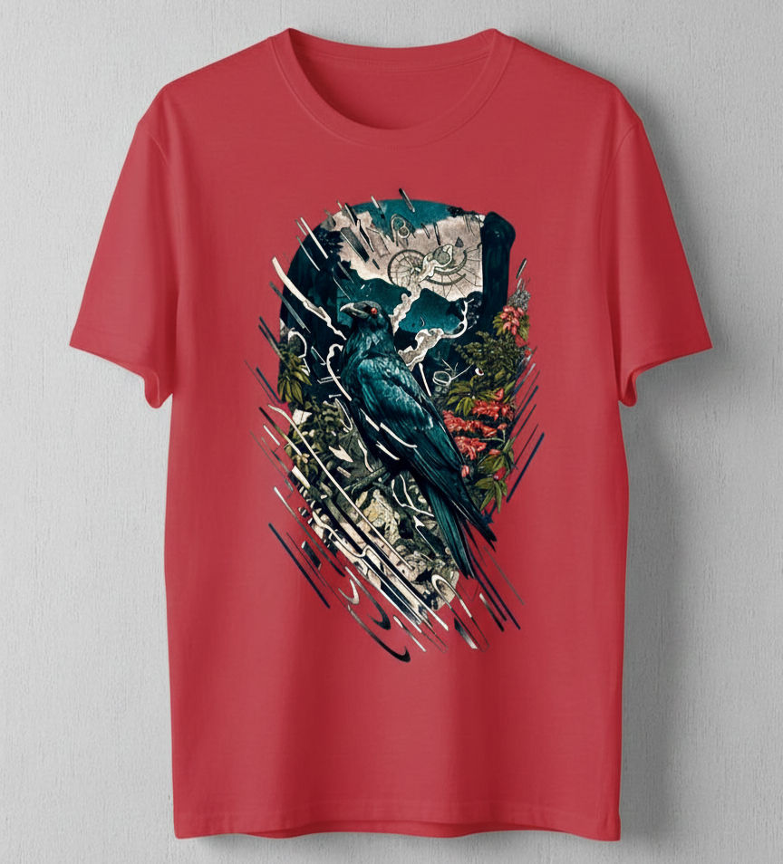 Thumbnail: Red Crimson Sight T-Shirt Front View