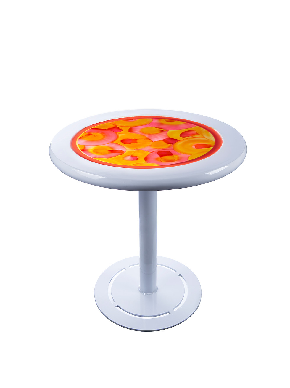 design end table designer furniture colorful steel wood stainless architecture geometric high end