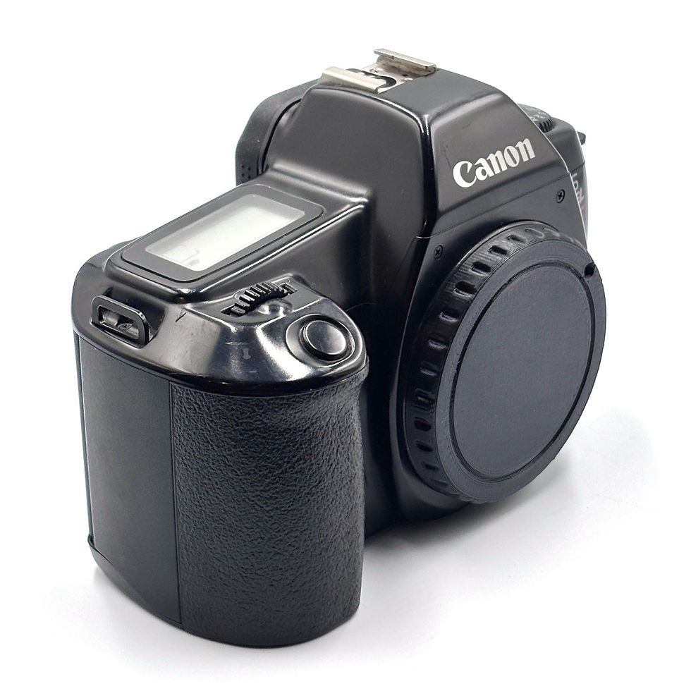 Thumbnail: Canon EOS Rebel 35mm SLR Film Camera Body Only w/Cap - For Parts or Repair Only!