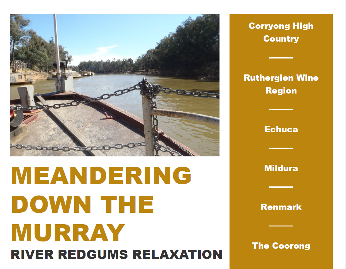 Meandering down the Murray - river redgums relaxation
