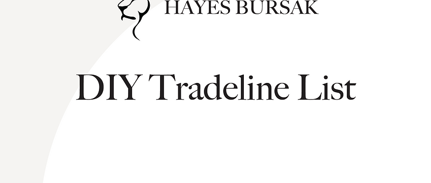 DIY Tradeline List