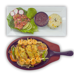 Fajita de Tilapia y Camarón