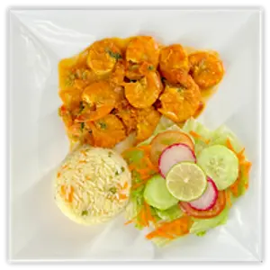 Camarones Entomatado