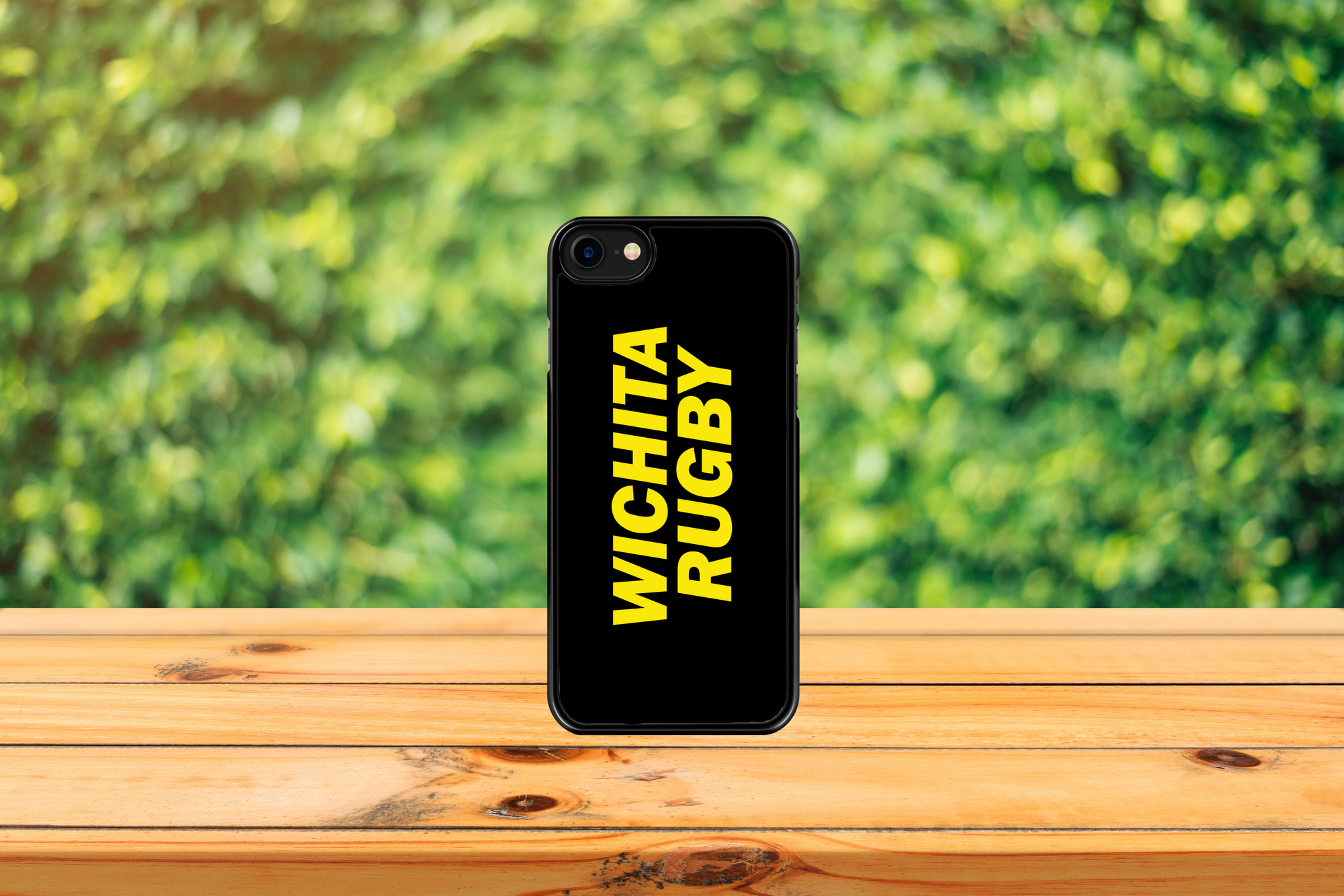 Wichita Rugby Black Phone Case