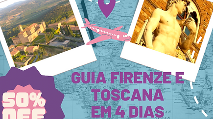 Roteiro de 4 dias Firenze e Toscana em Promoção