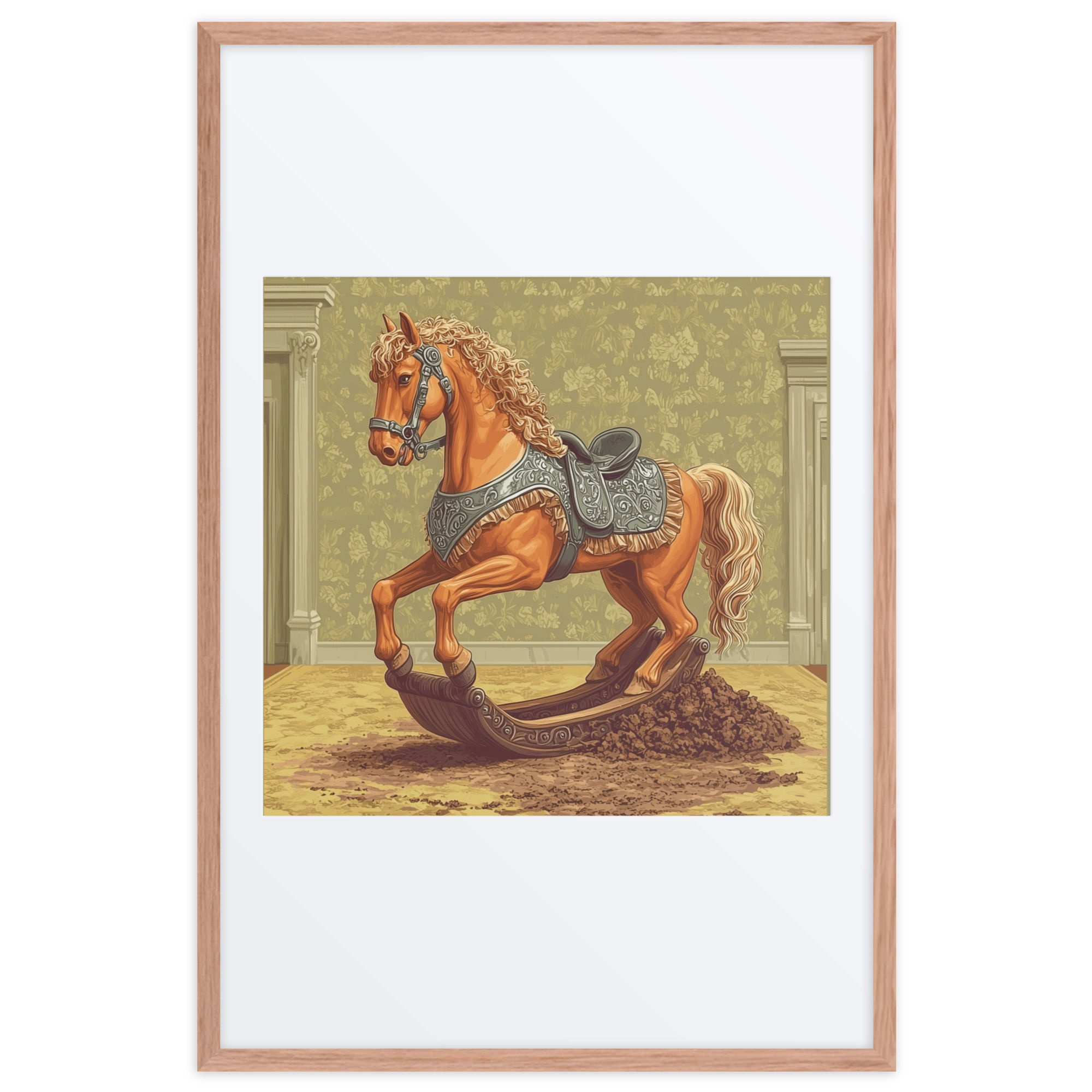 Rocking Horse Framed poster