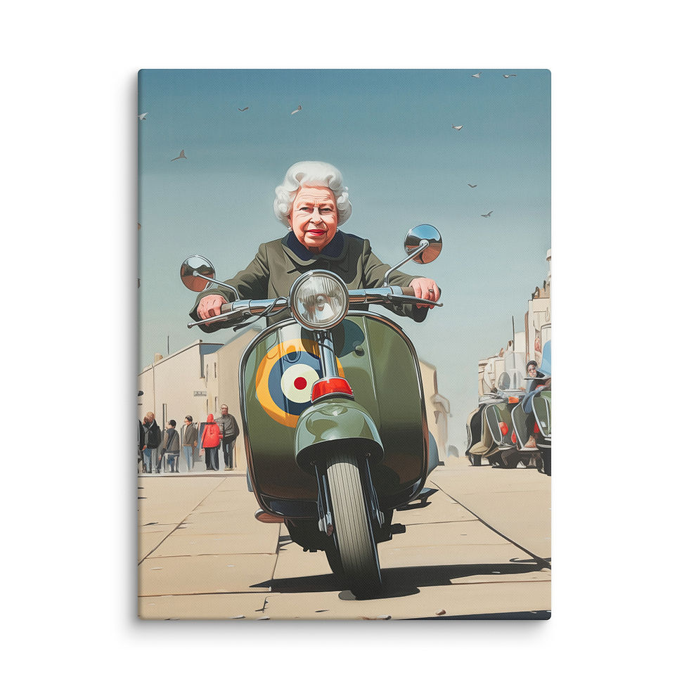Thumbnail: Queen of the Mods Canvas