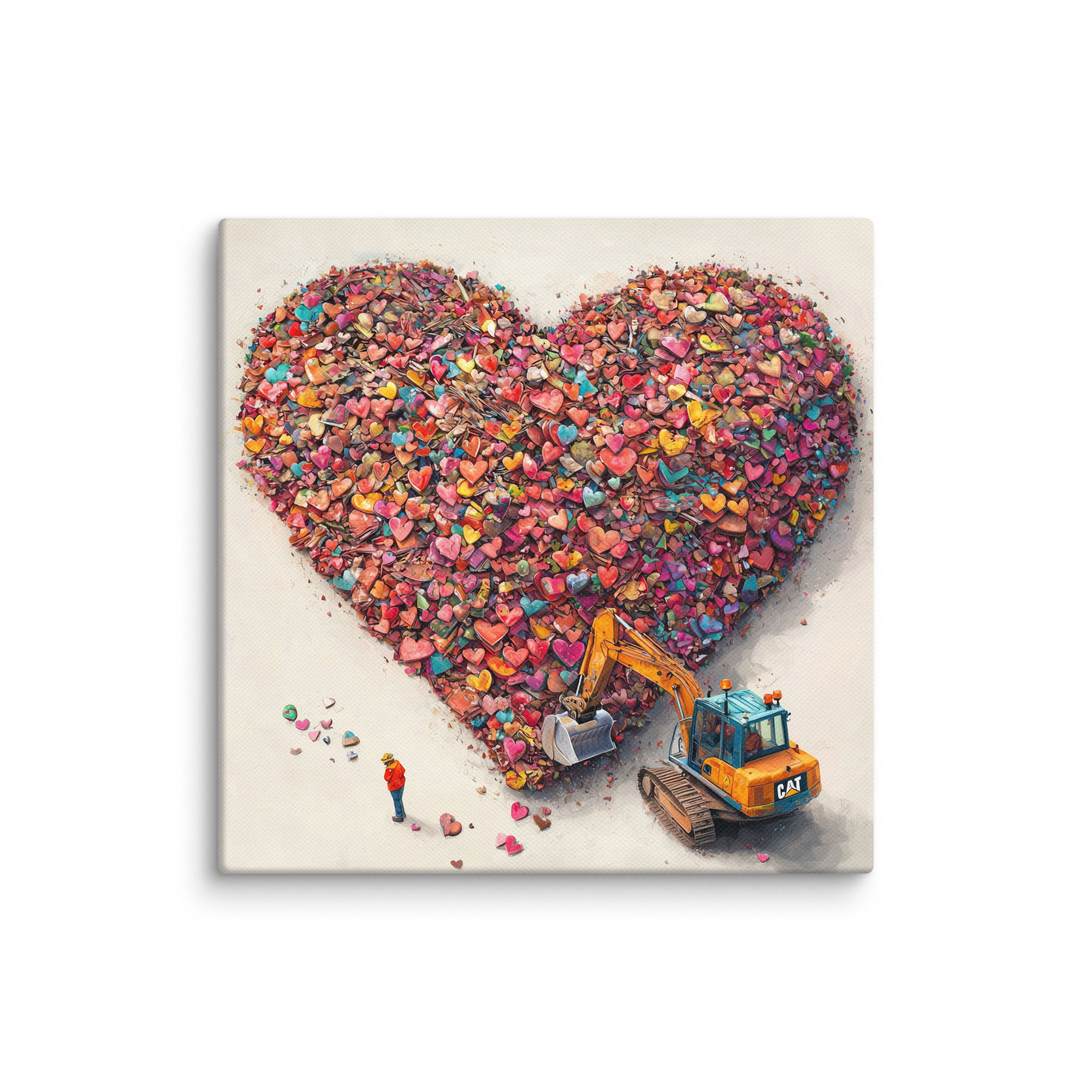 Love you Heaps Canvas