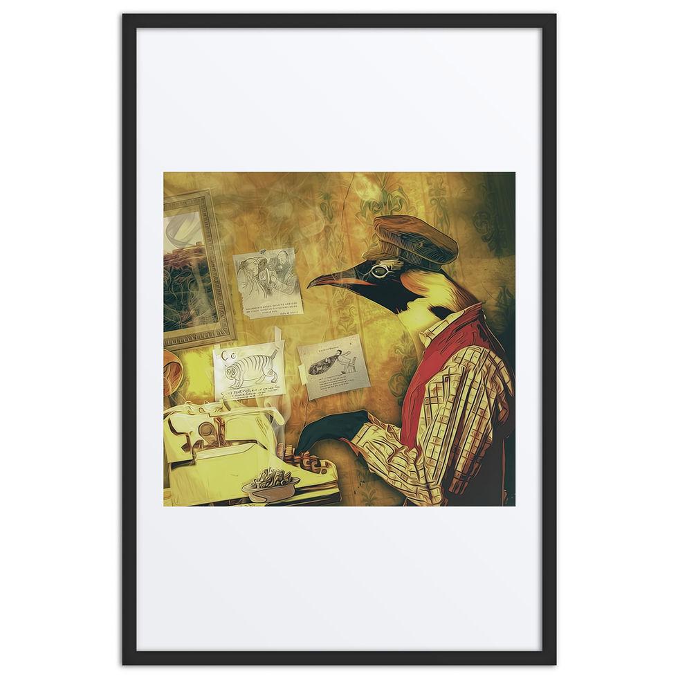 Thumbnail: Paperback Writer Framed poster