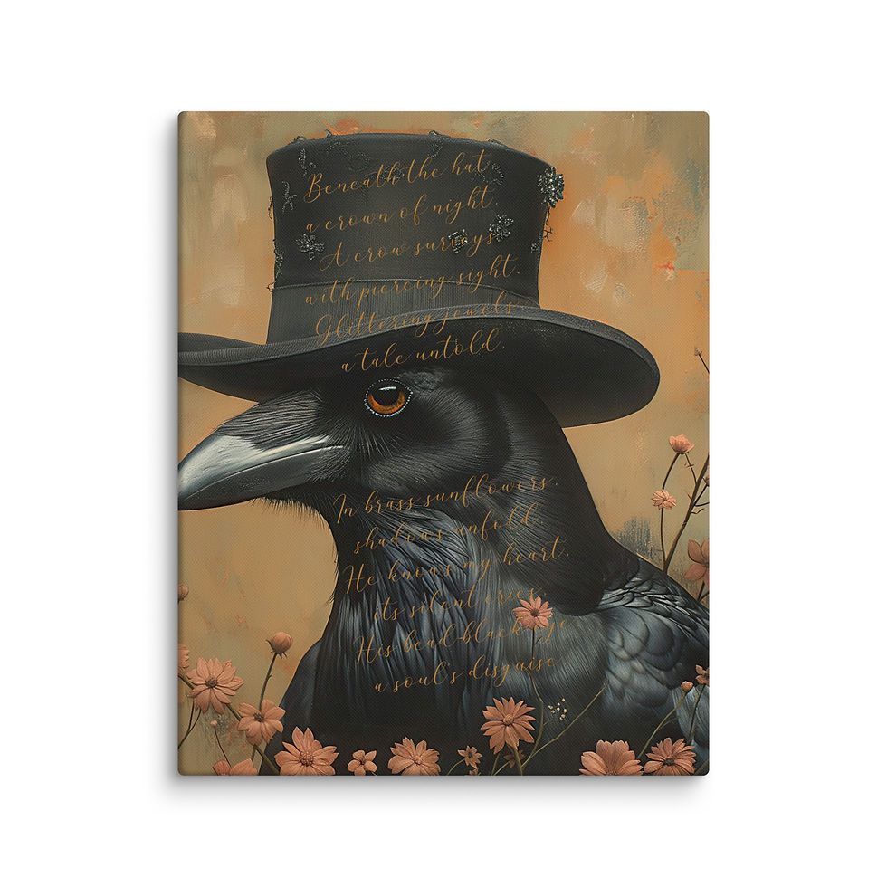Thumbnail: Poe Crow Canvas