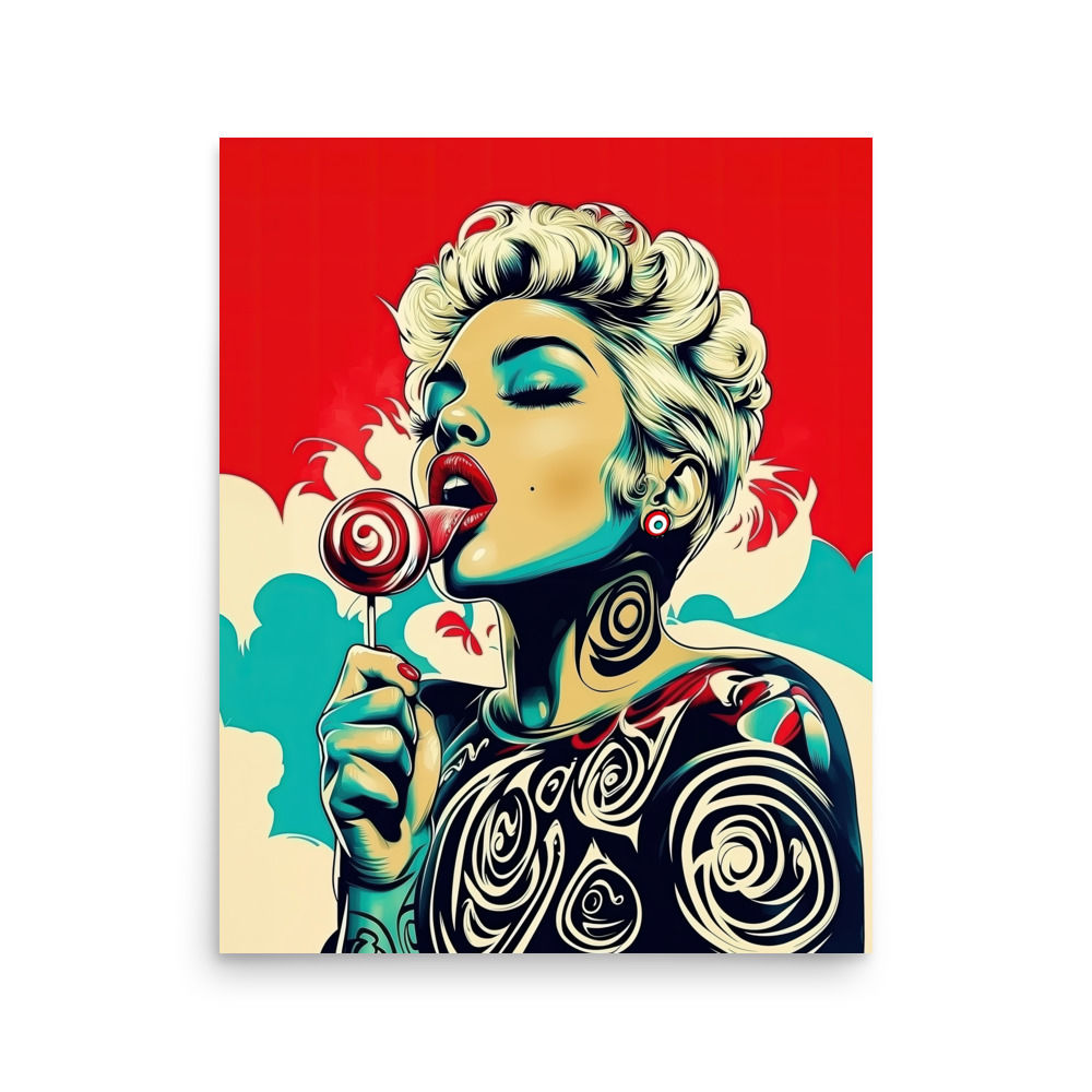 My Girl Lollipop Poster