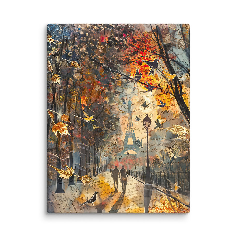 Thumbnail: L'amour de Paris Canvas