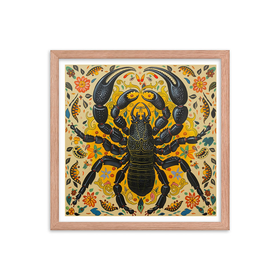 Thumbnail: Scorpion’s Gold Framed poster