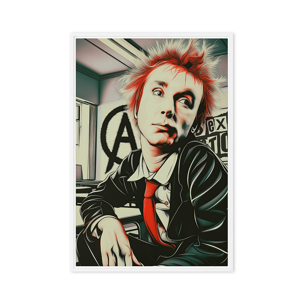 Thumbnail: Rotten Student Framed canvas