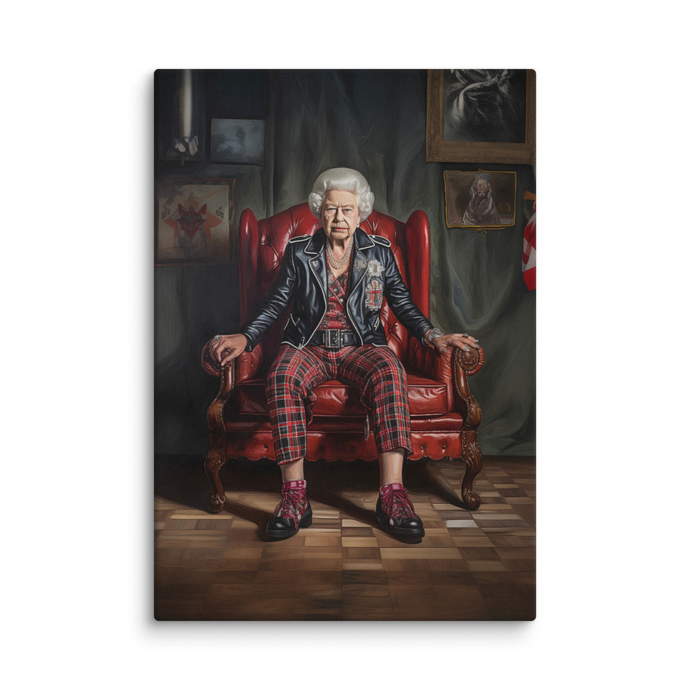 Thumbnail: Queen of the Punks Canvas