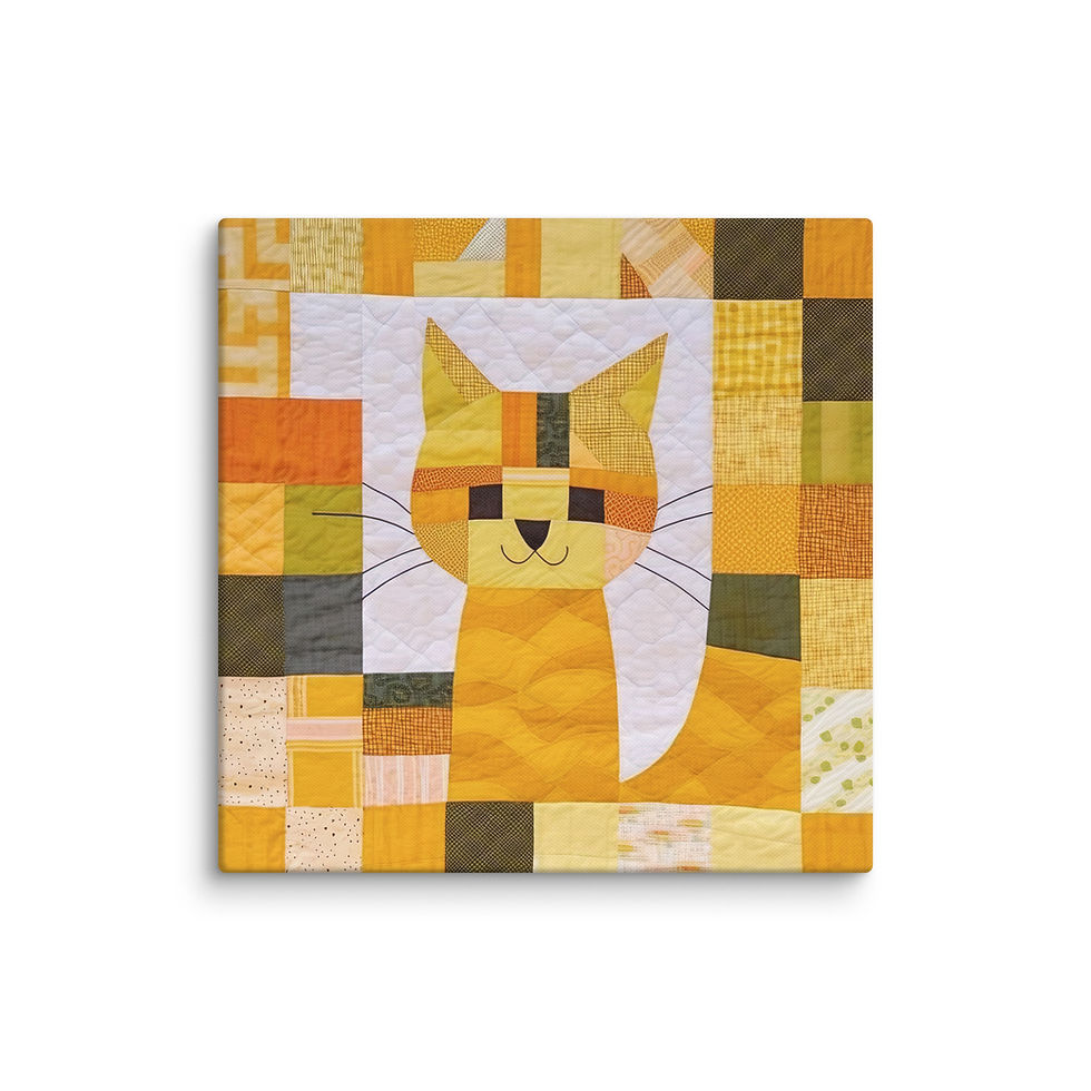Thumbnail: Yellow Kitten Canvas