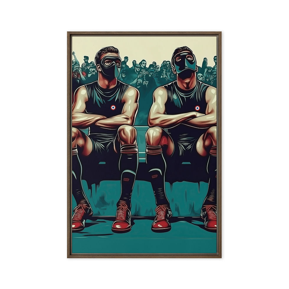 Thumbnail: Subs Bench Framed canvas