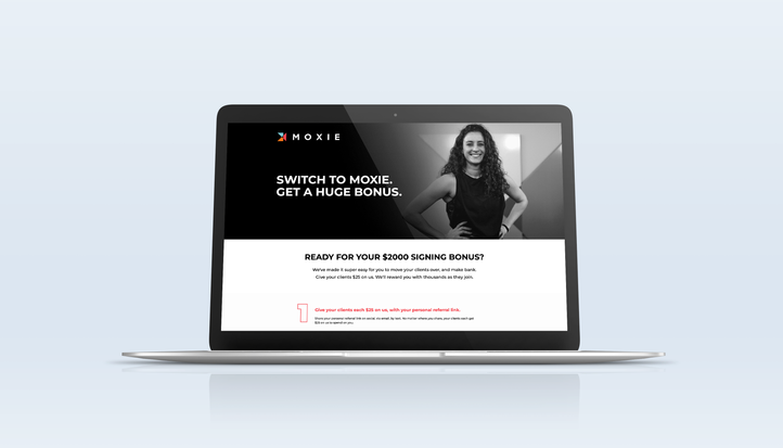 Moxie Coach Referrals Landing Page