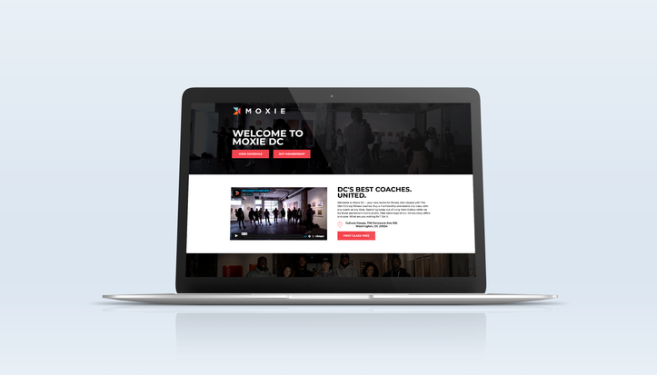 Moxie DC Landing Page