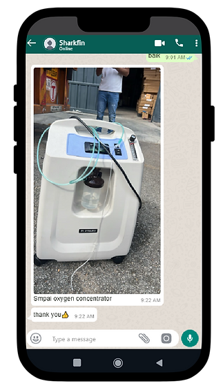 customer review oxygen concentrator received in good condition